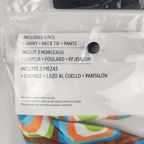 60s Men's Costume Kit L/XL Retro Mod Man Suit Yourself Halloween Groovy - Picture 5 of 5